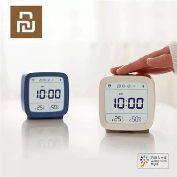 

Youpin Qingping Bluetooth Alarm Clock Smart APP Control LCD Display Thermometer and Night Light Canlendar Three-in-one