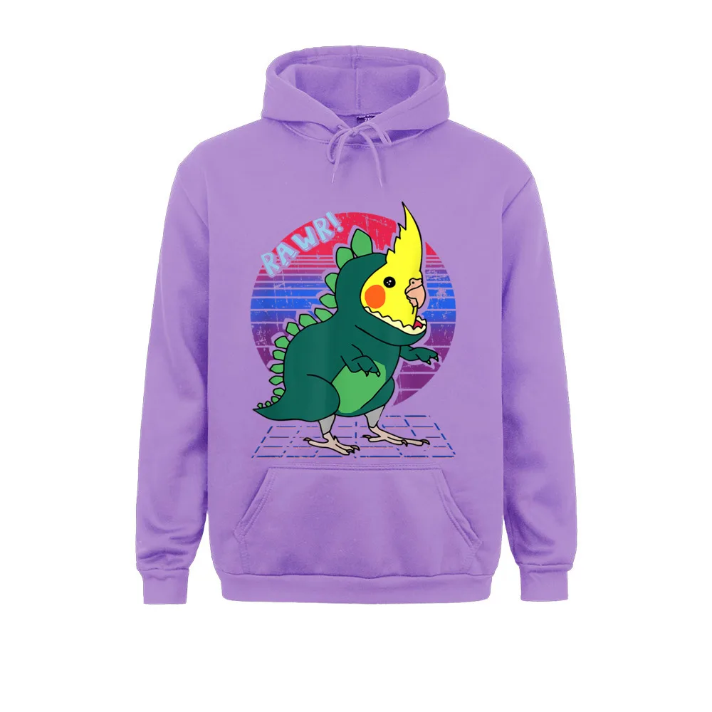 Men Cheap Hoodies Thanksgiving Day Sweatshirts Normal Long Sleeve Funny Birb Parrot Aesthetic Vaporwave Cockatiel Dinosaur T-Shirt__992 Hoods Funny Birb Parrot Aesthetic Vaporwave Cockatiel Dinosaur T-Shirt__992purple