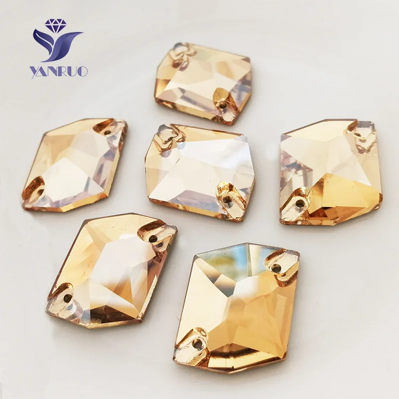 YANRUO 3265, космические Стразы всех цветов, стеклянные кристаллы, пришитые камни, Стразы для одежды - Цвет: GHSA