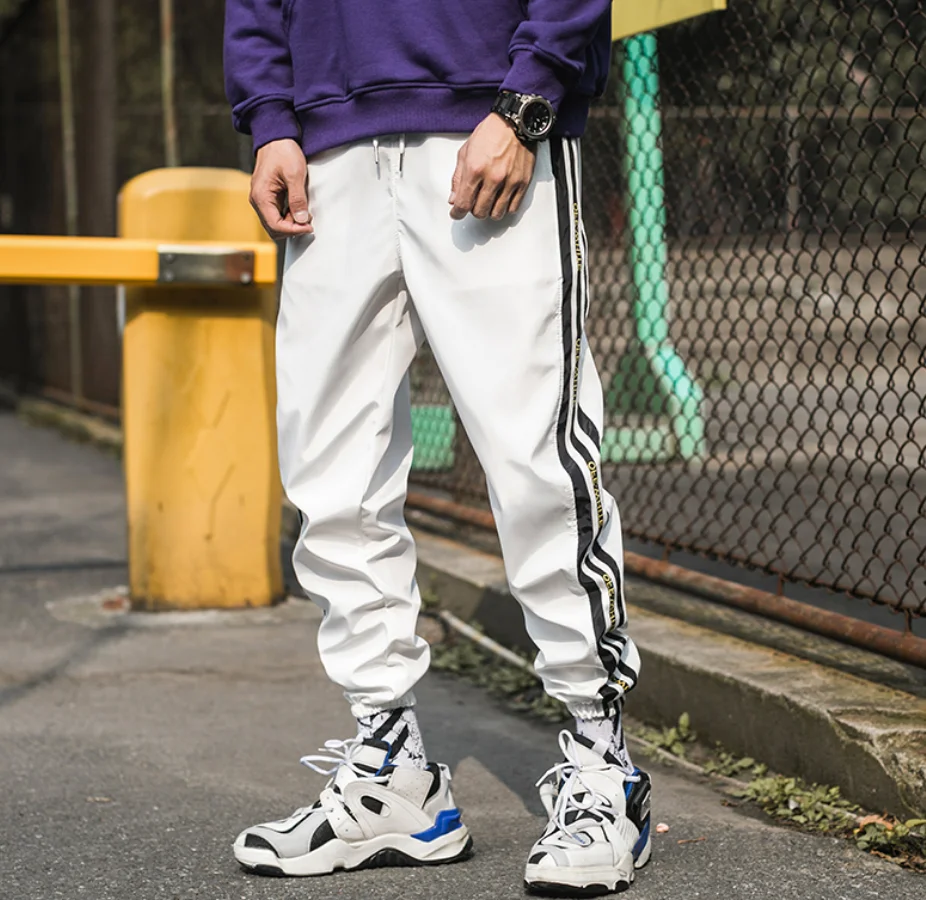 RZH5 PAEDGAO уличная одежда для бега, мужские спортивные штаны, мужские спортивные штаны в стиле хип-хоп, мужские эстетические черные корейские модные брюки
