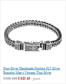 Cheap sterling silver bracelet men