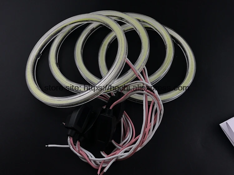 Для Infiniti M(Y51) M25L M35hL M35 M37 M56 Q70 COB Led дневной свет Белый Halo Cob Led angel eyes кольцо без ошибок ультра яркий