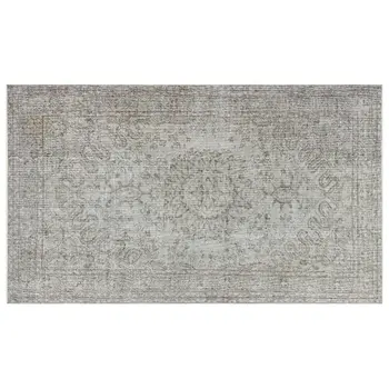 

Handmade Gray Vintage Overdyed Turkish Area Rug 171x292 Cm-5'7''X9'7''