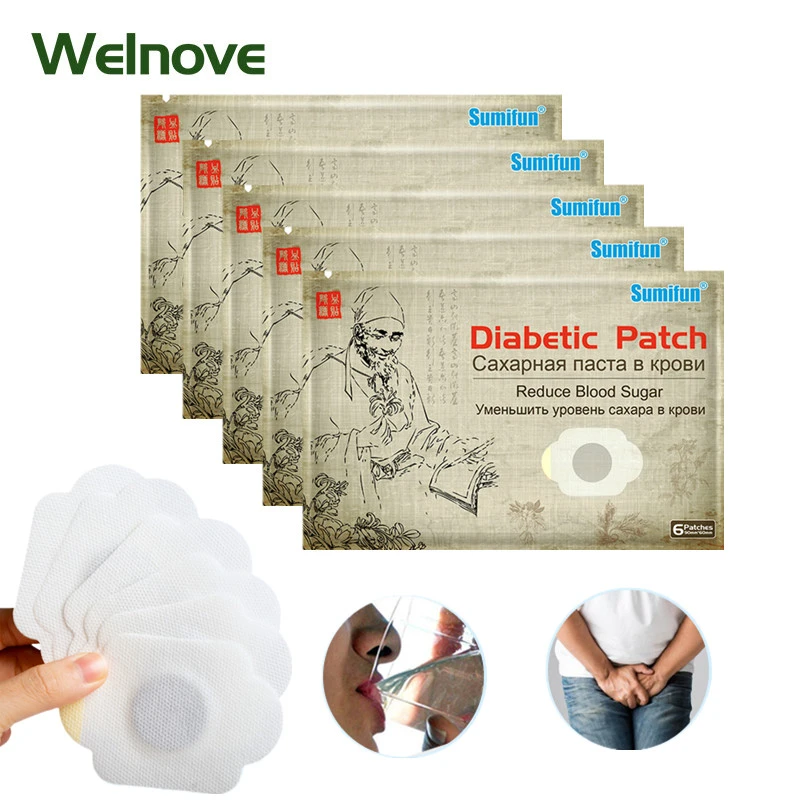 6 12 24 42 Pcs Diabetes Patch 100 Natural Herbal Stabilizes Blood Sugar Level Balance Blood Glucose Chinese Mediacl Plaster Patches Aliexpress