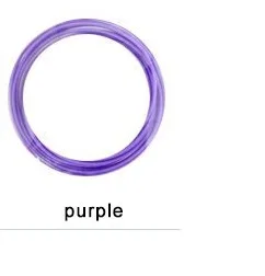 PLA 10M Purple PLA 1,75 мм 10 метров Принтер Нити печатные материалы пластик для 3d ручки экструдер аксессуары части прозрачный белый дерево - Цвет: PLA 10M Purple