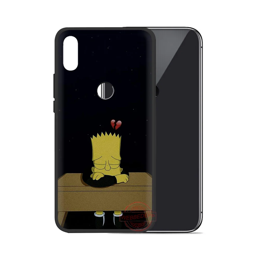 WEBBEDEPP Симпсон TPU чехол для телефона чехол-накладка для Redmi Note 6Pro 7Pro 4A 4X5 5A 6A 8A 6Pro 7 S2 note 8 - Цвет: 9
