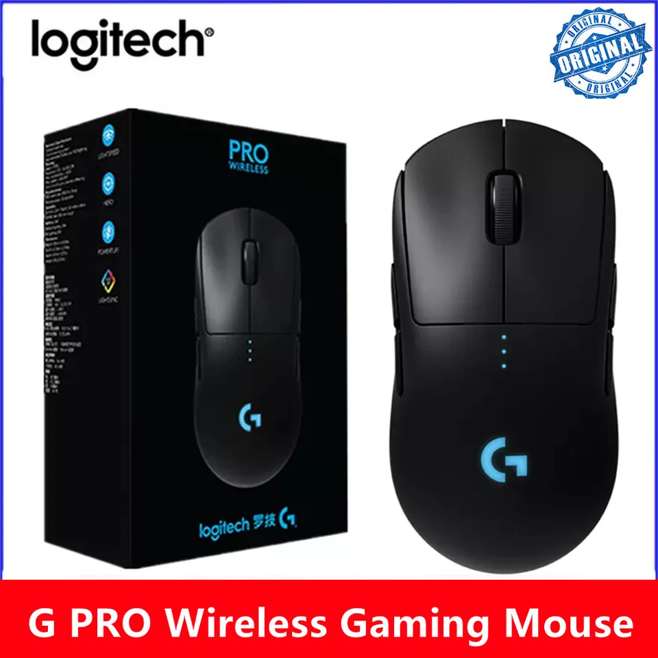 Logitech G PRO Wireless Gaming Mouse 16K DPI Sensor LIGHTSPEED RGB Dual  Mode Top Gaming Mice POWERPLAY 100% Original