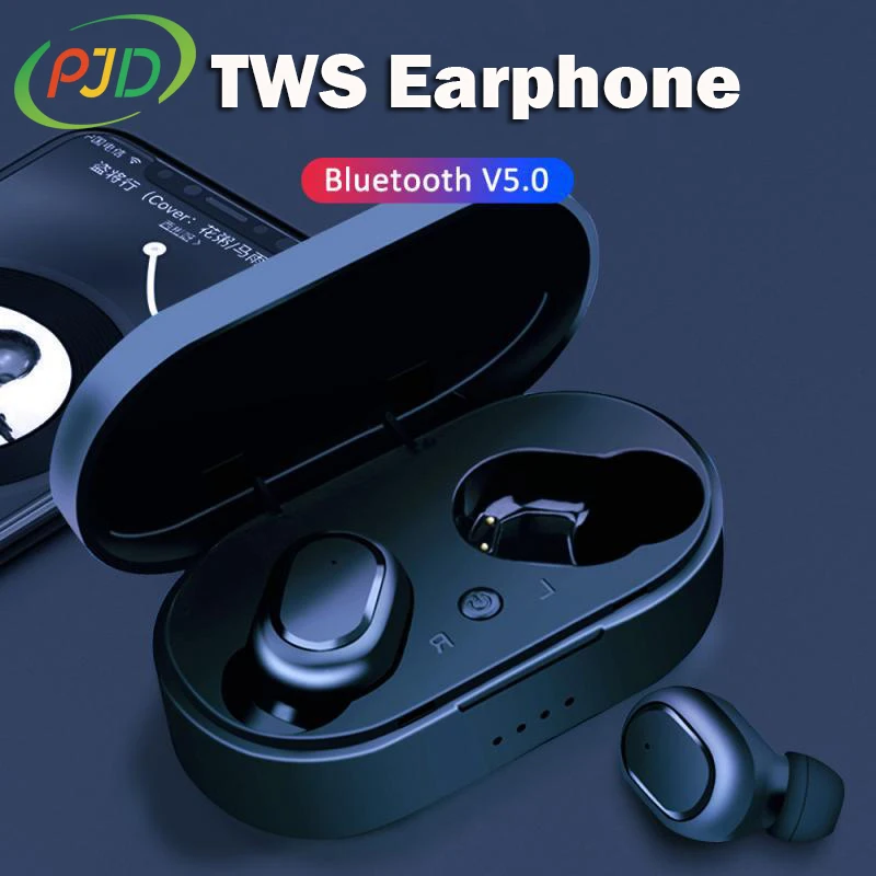 Беспроводные Bluetooth наушники PJD TWS спортивные стереонаушники с шумоподавлением