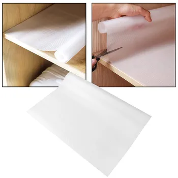 

Clear Waterproof Oilproof Shelf Cover Mat Drawer Liner Cabinet Non Slip Table Non Adhesive Kitchen Cupboard Refrigerator