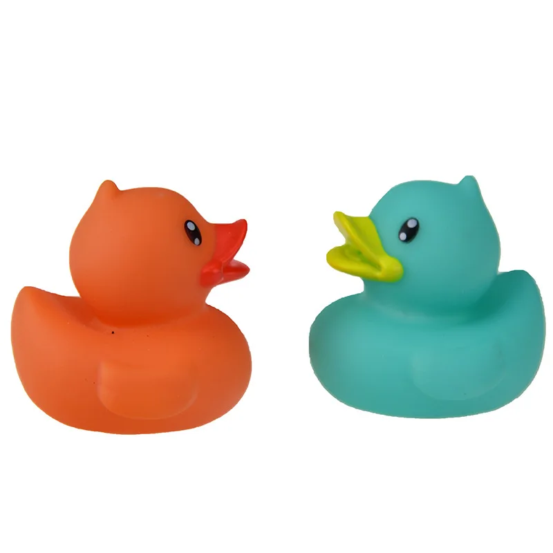 Виниловый всасывающий спрей для купания, игра с водой, детская игрушка с большим ртом, маленькая Желтая утка, 6 шести упаковок, для ванной, для борьбы, нет
