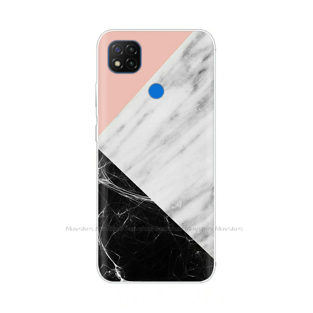 xiaomi leather case design For Xiaomi Redmi 9C NFC Case Soft TPU Phone Back Cover On Redmi 9C 9 C NFC Silicon Coque Redmi9C NFC 2020 Bumper Shells Funda best phone cases for xiaomi Cases For Xiaomi