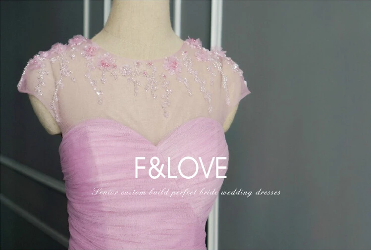 Vestido de festa модное Сексуальное Фиолетовое длинное фатиновое торжественное вечерние платья с рукавами-крылышками и бисером,, платья подружки невесты
