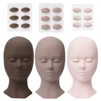 

Eyelash Extension Head Mold Mannequin for Eyelashes Mold Practice Eyelashes Mannequin Head Lash Mannequin Head Eyelash Dummy Set