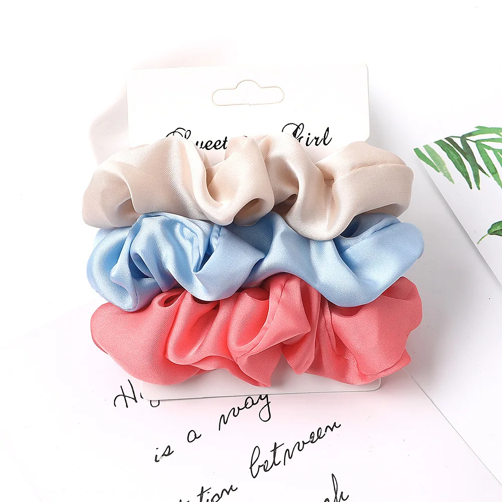 1Set Vintage Korea Velvet Scrunchies Elastic Hair Bands Solid Color Headwear Striped Hair Ties Ponytail Holder Hair Accesories hair clips for women Hair Accessories