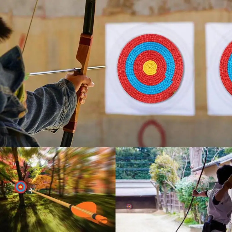 Single Layer Grass Archery Target Shooting Practice Outdoor Sport Accessory 55cm