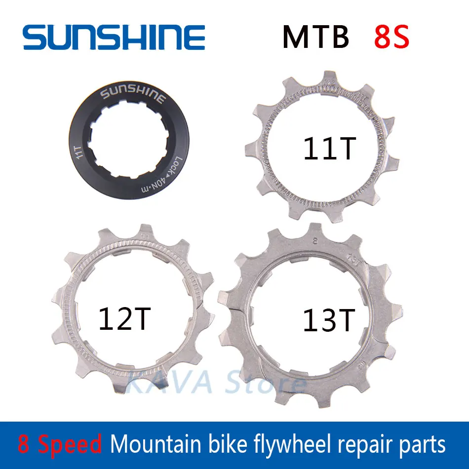 Кассета для велосипеда SUNSHINE 1 шт. горного 8 9 10 11 12 скоростей 11T 12T 13T запасные части