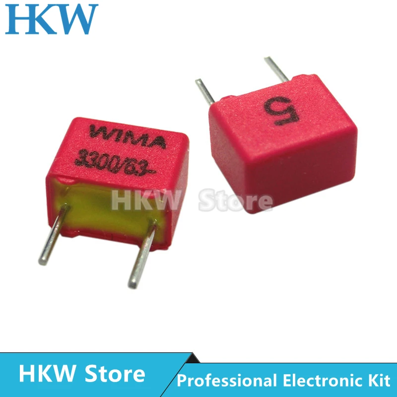 2pcs wima vermelho fkp2 5 milimetros filme 01