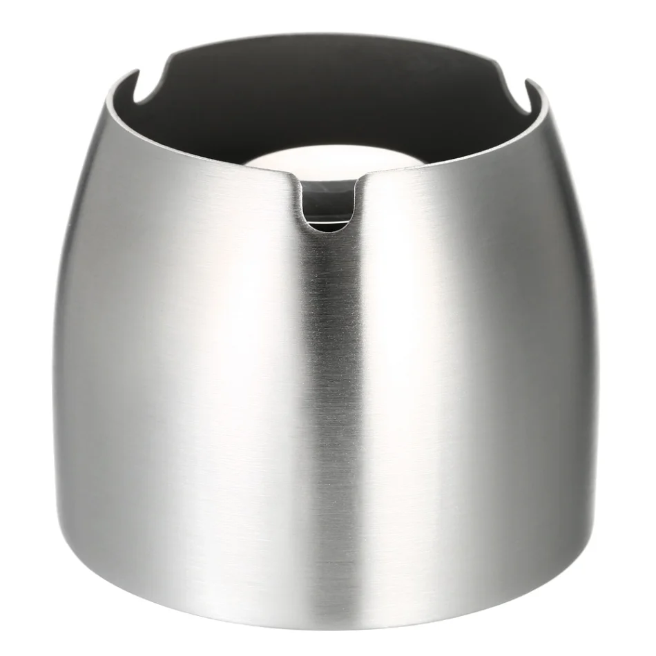 Ashtray for Car Windproof Ashtray Stainless Steel Tabletop Ashtray Cigarette Cigar Ash Holder