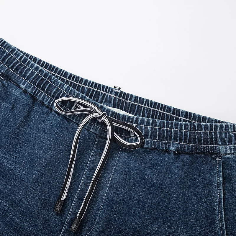 Джинсы SEMIR мужские свободные штаны для бега эластичная талия взрослых зимние