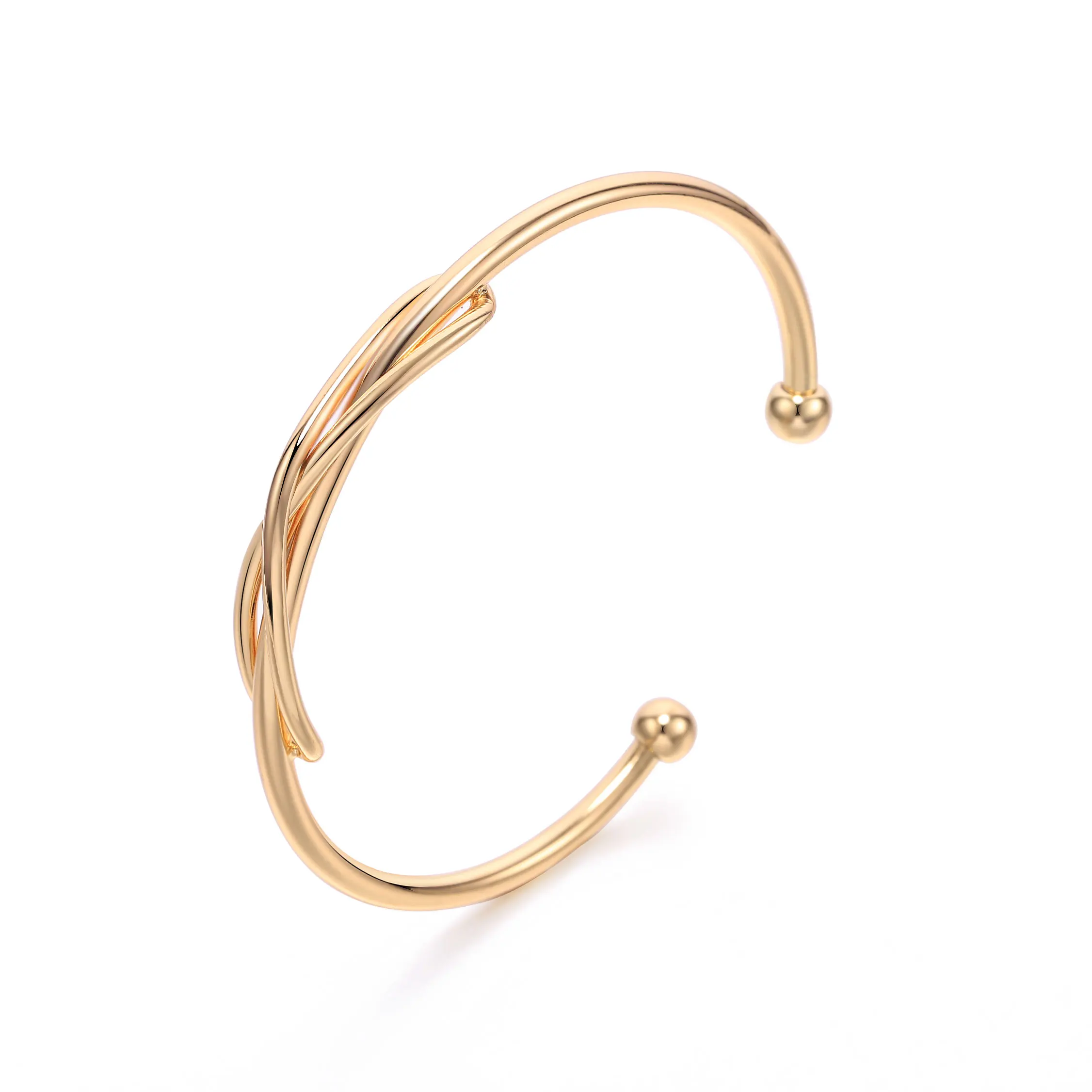

Simple Design Open Cuff Bangles Women Gold Silver Elegant Bangle Trendy pulseira Wedding Party Gifts 2019 New Fashion Jewelry