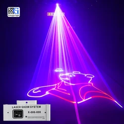 Lumière Laser à Animation DMX512 500MW/1W, nouveau Design, faisceau Laser Disco Dj pour effet d'éclairage de scène 