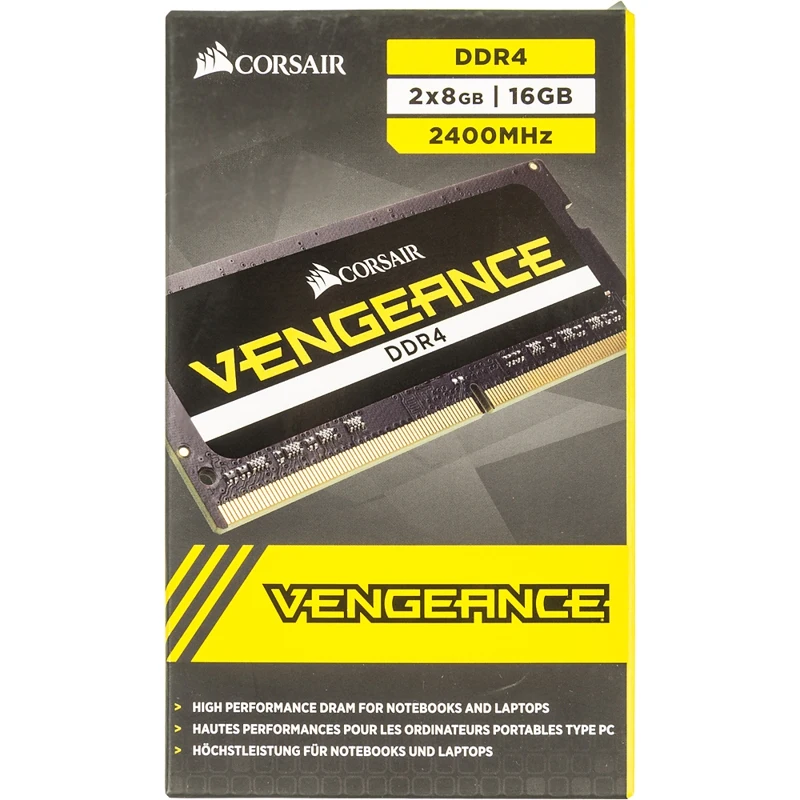Память DDR4 2x8Gb 2400MHz Corsair CMSX16GX4M2A2400C16 RTL PC4-19200 CL16 SO-DIMM 260-pin 1.2В