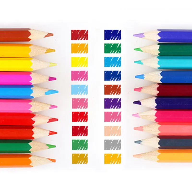 

Professional Color Pencil Kit School Materials Artists Drawing Sketch Art Supplies Sketch Book Wood Pencils 12/24 Colors Pencil