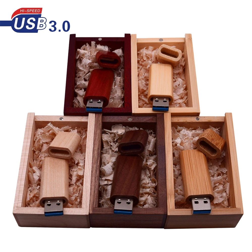 Usb 3.0 3 0 Гб деревянный логотип на заказ флэш накопитель 32 64 ГБ 16 8 Бесплатная
