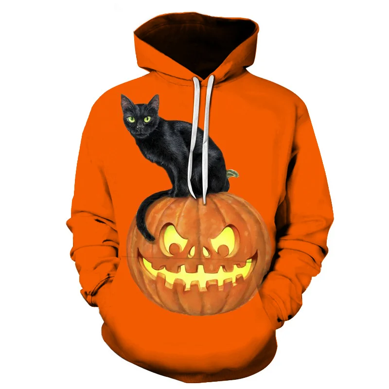 autumn new men women hoodies cute pet cat 3D digital print pullovers mens casual street long sleeves sweatshirts Asian size - Цвет: WY-1256