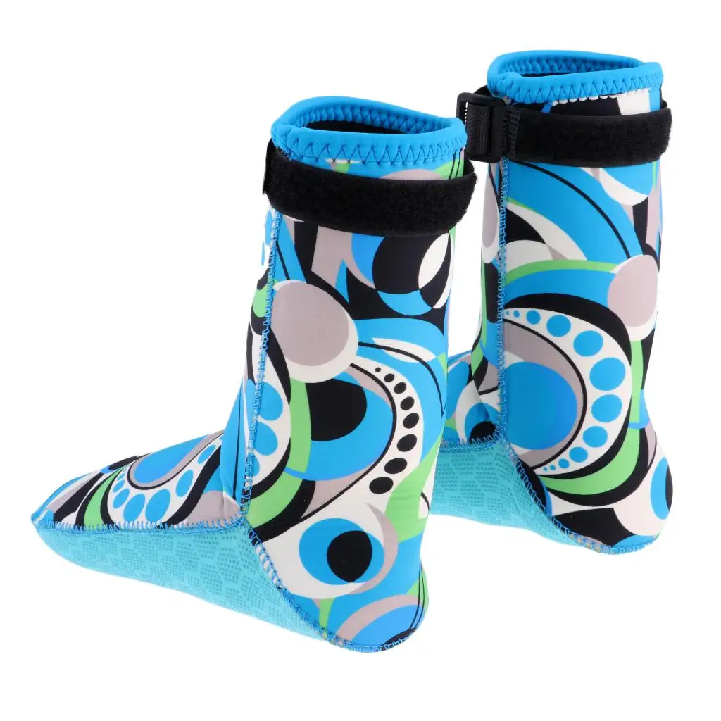 3mm Neoprene Wetsuits Socks Water Fin Socks for Beach Swim Surf Yoga Exercise Hiking Outdoor Activities - Select Sizes