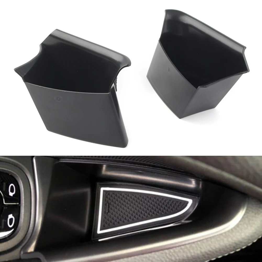 2PCS Car Front Door Storage Box Organizer Container Holder For Porsche Panamera 2017-2019 Left Drive