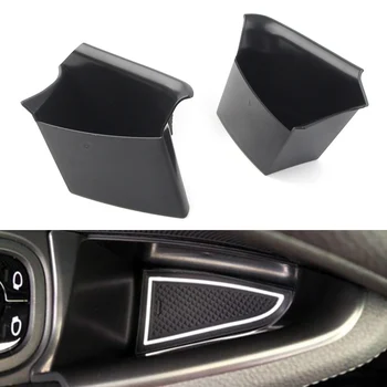 

2PCS Car Front Door Storage Box Organizer Container Holder For Porsche Panamera 2017-2019 Left Drive