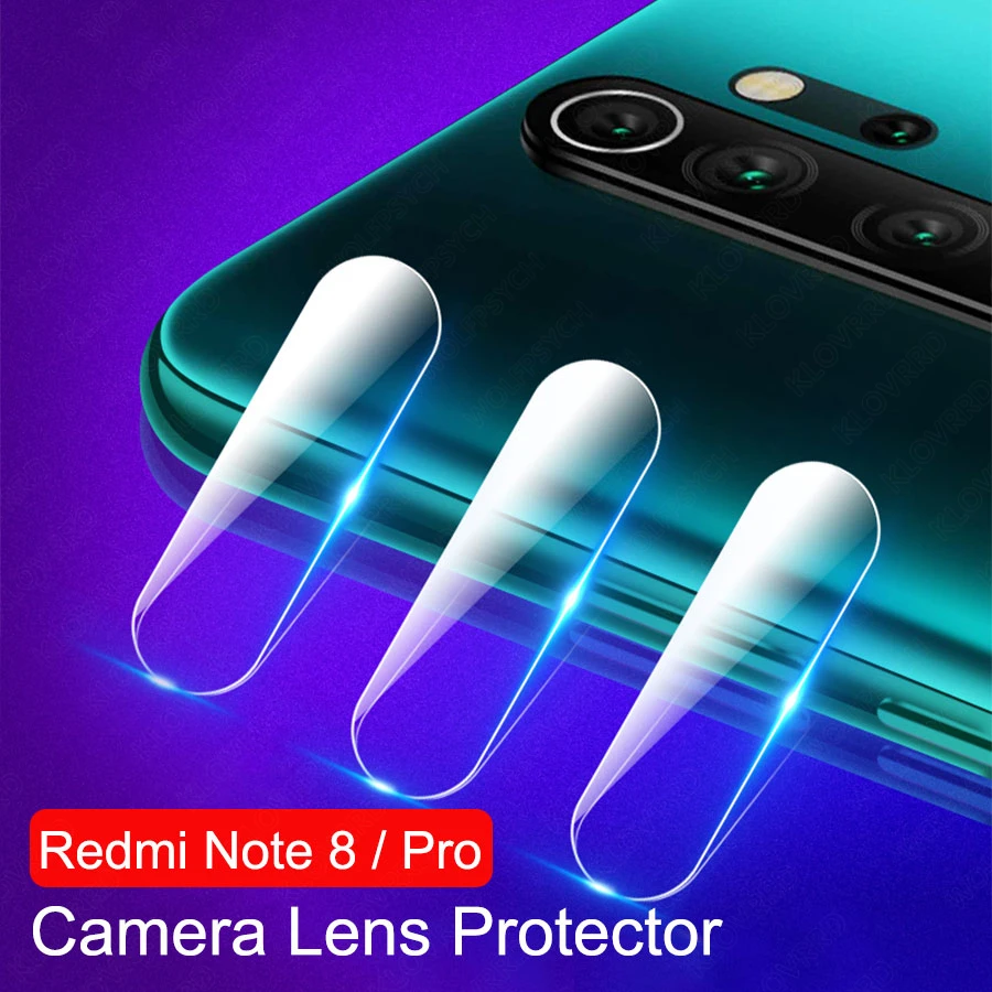 Camera Lens Tempered Glass for Xiaomi Mi Redmi note 8 pro Back Screen Protector note8 glass Film | Мобильные телефоны и