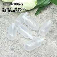 30/50/100Pcs Toy Squeakers Repair Parts Pet Puppy Toy Noise Generator Plug-in Cylindrical Replacement Parts 20*40mm Plastic 1