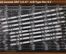 Светодиодный Подсветка полосы для LG 47 "дюймов ТВ innotek DRT 3,0 47" 47LB6300 47GB6500 47LB652V 47LB650V LC470DUH 47LB5610 47LB565V Светодиодный Подсветка полосы для LG 47 "дюймов ТВ innotek DRT 3,0 47" 47LB6300 47GB6500 47LB652V 47LB650V LC470DUH 47LB5610 47LB565V
