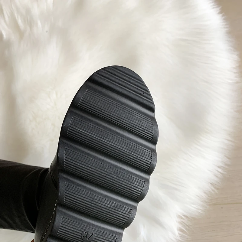Women Increase High Wedge Over The Knee Boots Winter Women Platform Slim Thigh High Boots Non Slip Ladies Long Booties