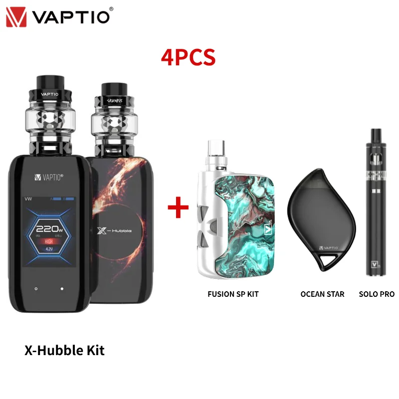 Электронная сигарета Vaptio 100% оригинал набор для вейпа с модным дисплеем 220 Вт 2