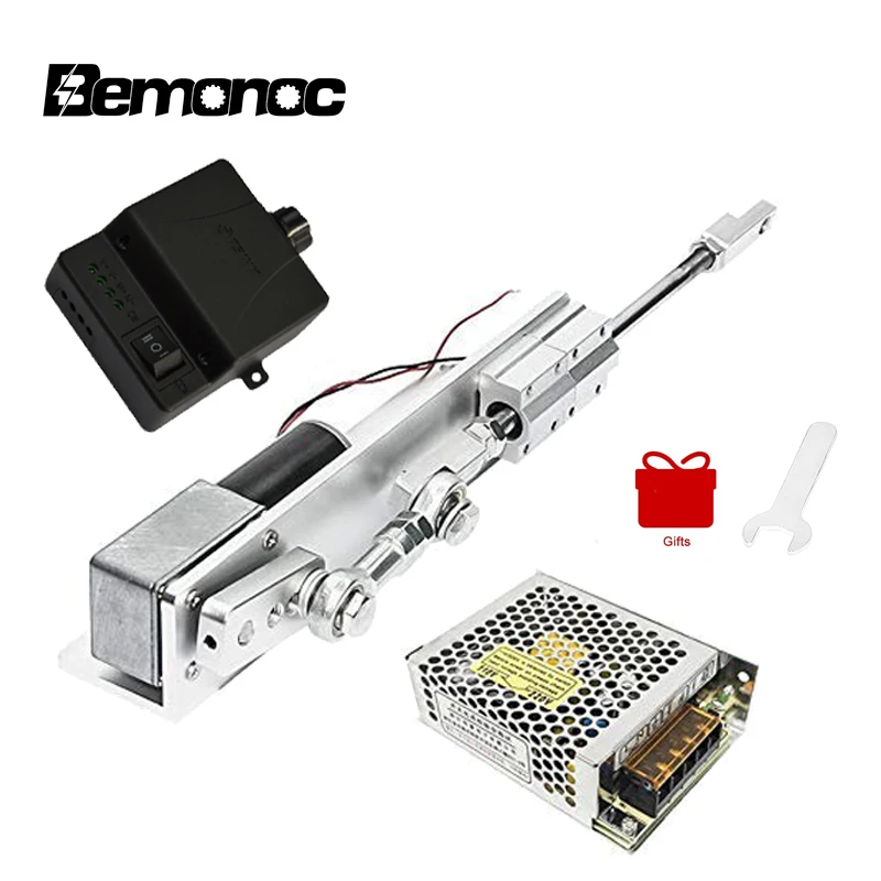 

Bemonoc 12V 24V Electric Motor DIY Design Reciprocating Cycle Linear Actuator + Power Supply + Speed Controller Actuador Lineal