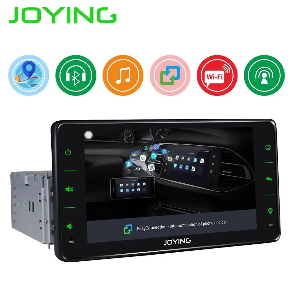 Скидка Автомобильный радио мультимедиа один 1 din Android 8,1 аудио плеер навигация font b gps b font универсальный Quar Core 6,2