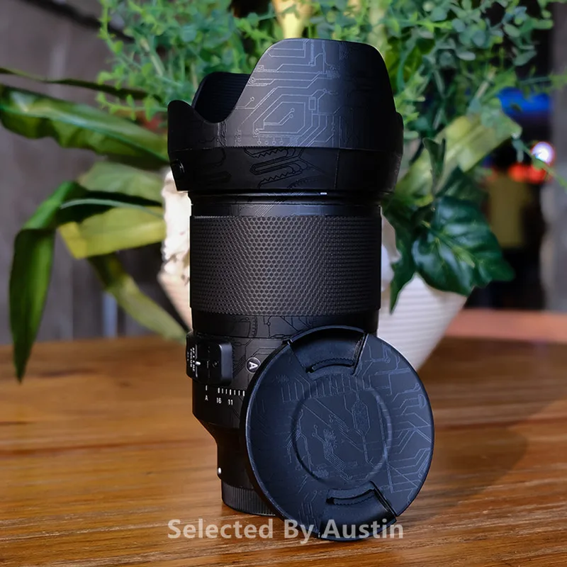 para a Lente da Pele F1.2 e Montagem Decalque Protetor Sigma Anti-risco Lente Adesivo Envoltório Capa Case 35 - Image 5