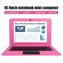 Tablette pc portable 10.1 pouces, 1.9GHz, 4 go + 64 go de mémoire, processeur Intel Atom x5 Z8350 Quad Core, 1080x800, wi fi/BT, Win 10, avec emplacement pour carte TF 