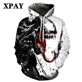 

2019 Hot Sale Popular Streetwear Hoodies venom hoodie 3d-printed funny hip hop sweatshirt cowboy hoodie fall men's wear S-6XL