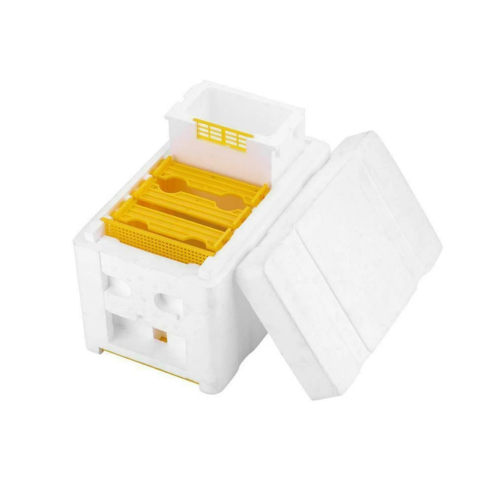 Harvest Bee Hive Beekeeping King Box Home Garden Hive Box Pollination Beekeeping Tool 24x15x16.5cm