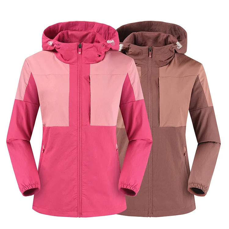 

Straight Hair 2019 Autumn And Winter Europe And America-Style Single Layer Raincoat Jacket Waterproof And Breathable Mountain Cl