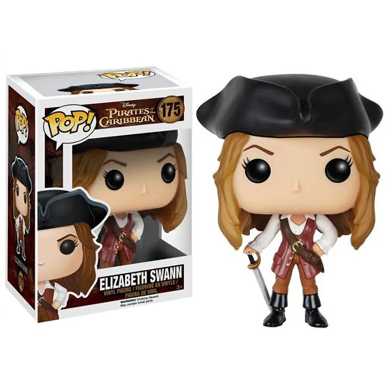 

FUNKO POP New Arrival Pirates of the Caribbean Elizabeth Swann 175# Vinyl Action Figure Dolls Toys for Children Christmas Gift
