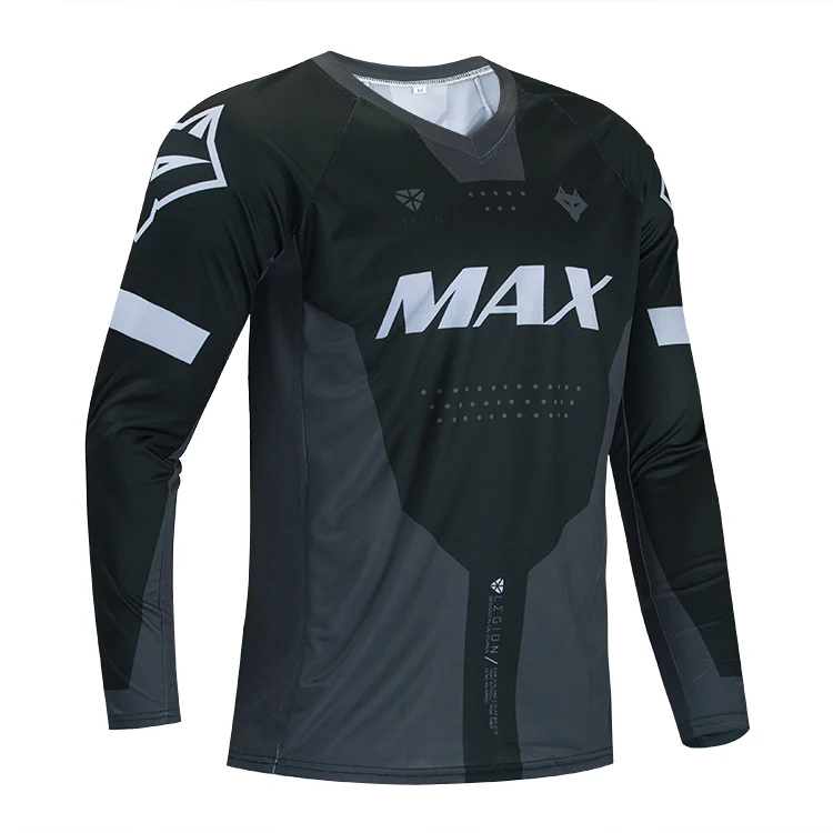 

2020 Downhill Jerseys Mountain Bike Racing Clothing DH FOX MTB Shirt Black Long Jersey BMX Motocros
