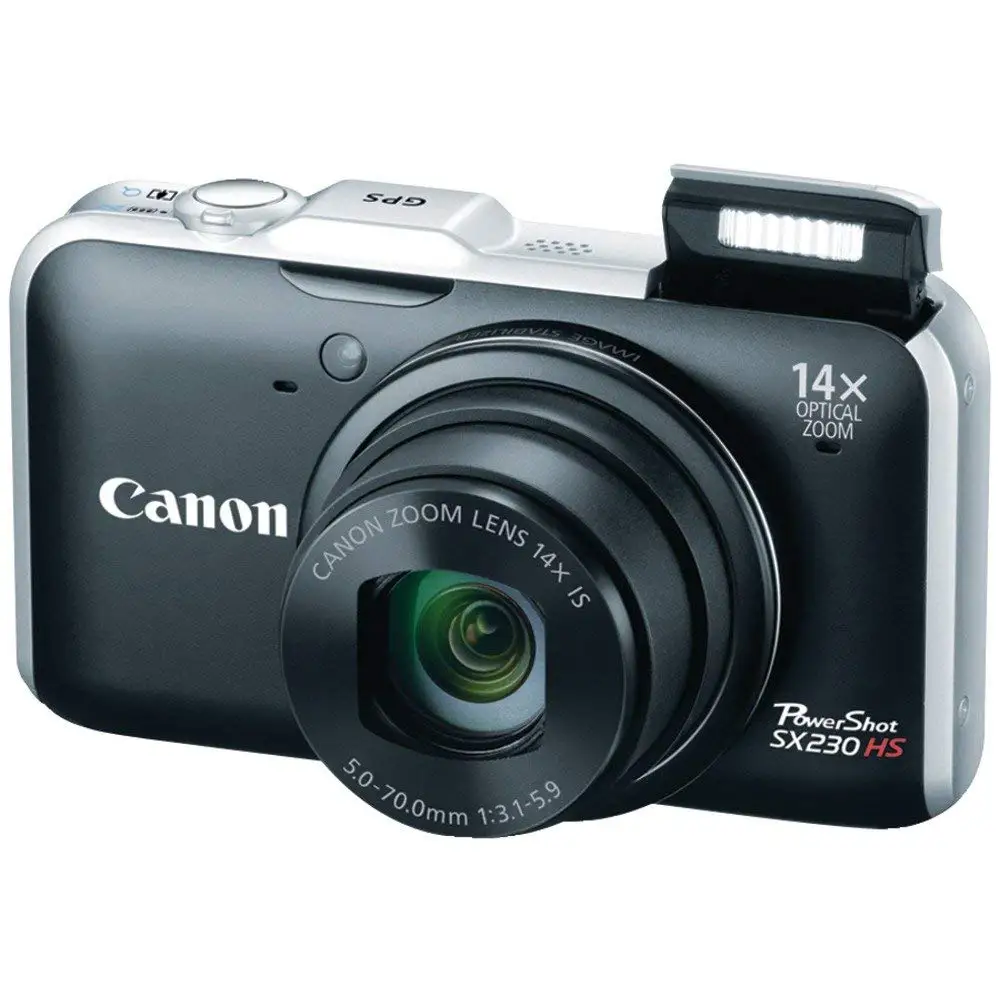 Бывшая в употреблении цифровая камера Canon PowerShot SX230 HS 12 1 МП CMOS с стабилизированным