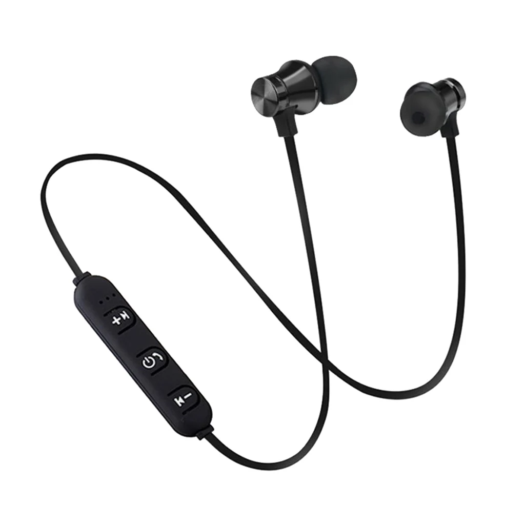 Bluetooth Neck Headphones, Wireless Earbuds Sweat-proof Sport Earphones w/Mic Stereo Noise Canceling for Men Women Kids