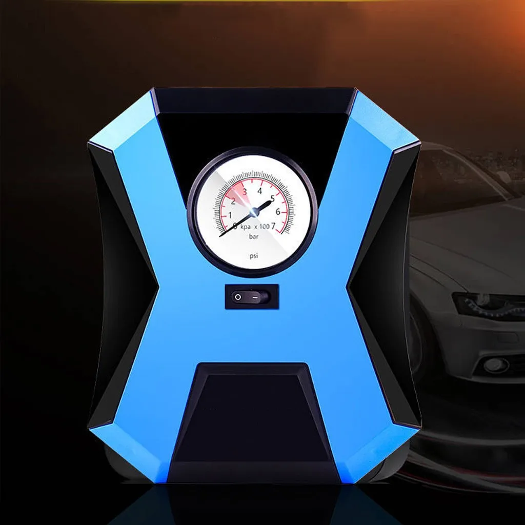 Быстрый автомобильный воздушный компрессор 12 В многофункциональная автомобильная шина интегрированная Скрытая конструкция для удобной переноски прочная и стабильная