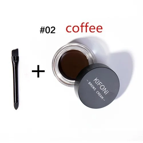 MO TULIP Chocolate No Shading Eye Pomade Cream Waterproof Maquiagem Makeup Accessories Eye Brow Cream Eyebrow Enhancer Cosmetic